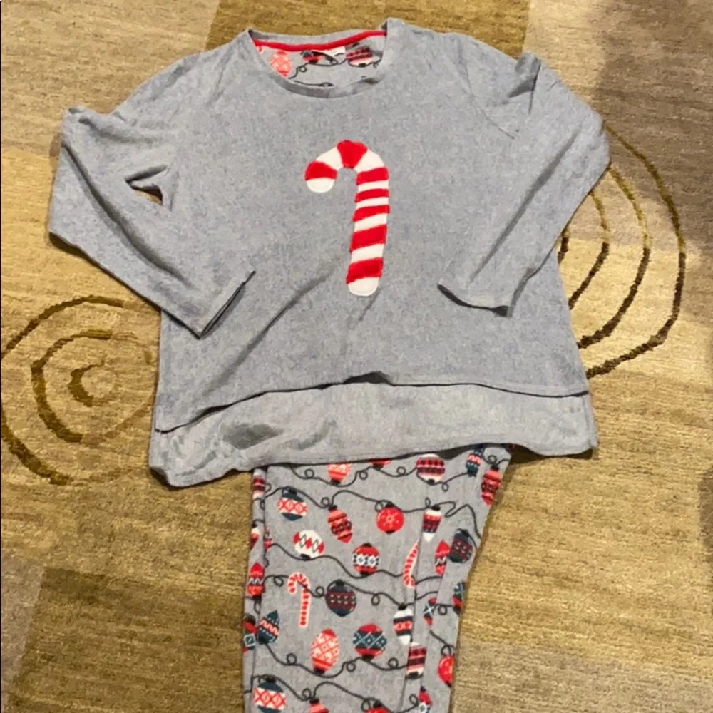 ~Roudelain~ Candy Cane & Ornament Pajama Set